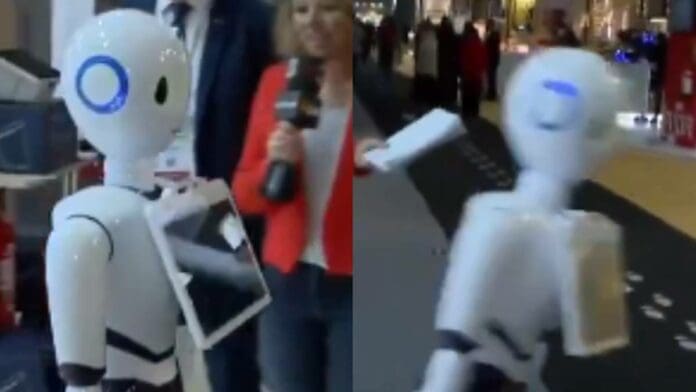 VIDEO: Un robot no soportó y colapsa en vivo mientras demostraba cómo funcionaba