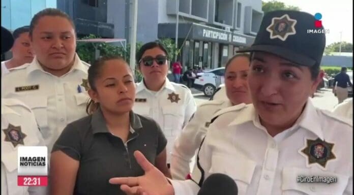 Las mujeres policías de Campeche que fueron enviadas a 