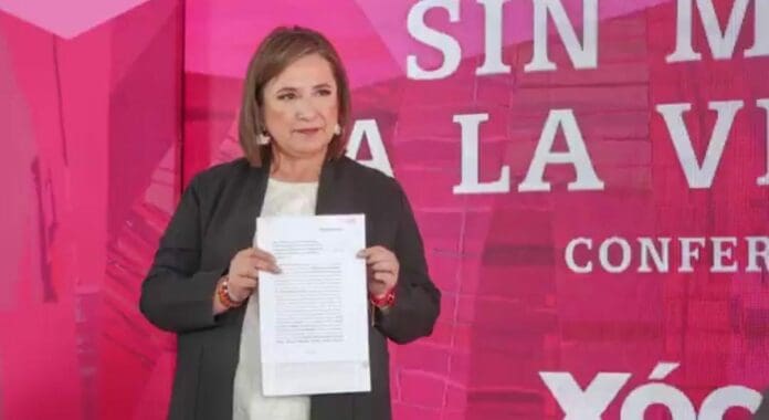 Xóchitl Gálvez Ruiz presentó una denuncia por presunta corrupción en contra de los hijos y sobrinos del presidente.