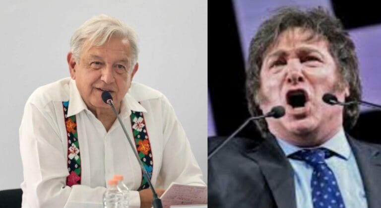 Tanto AMLO como Javier Milei se han enfrascado en un pleito y se han lanzado una serie de descalificaciones e insultos.
