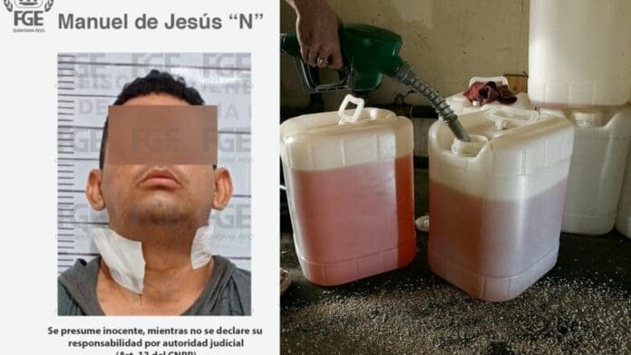 Detienen a sujeto que le arrojó gasolina a una mujer en Cancún