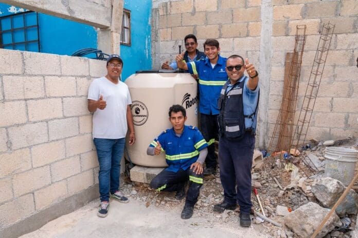 LANZA AGUAKAN PROGRAMA “CON TINACO, SÍ ALCANZA”EN APOYO A LAS FAMILIAS QUE MÁS LO NECESITAN