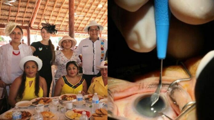 Desayuno del Sombrero a beneficio de cirugías de cataratas y pterigión