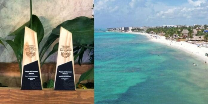 Playa del Carmen ha sido reconocida como uno de los mejores destinos turísticos de México y el mundo por la plataforma TripAdvisor.