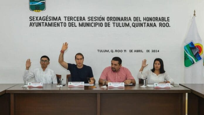 Cabildo de Tulum aprueba licencia temporal de Diego Castañón Trejo