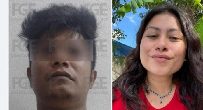 El presunto feminicida de Mariel García López fue detenido en Playa del Carmen por la Fiscalía General del Estado (FGE) de Quintana Roo.