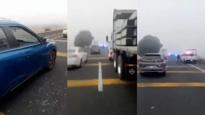 Video Reportan asalto masivo en la autopista Puebla-Orizaba