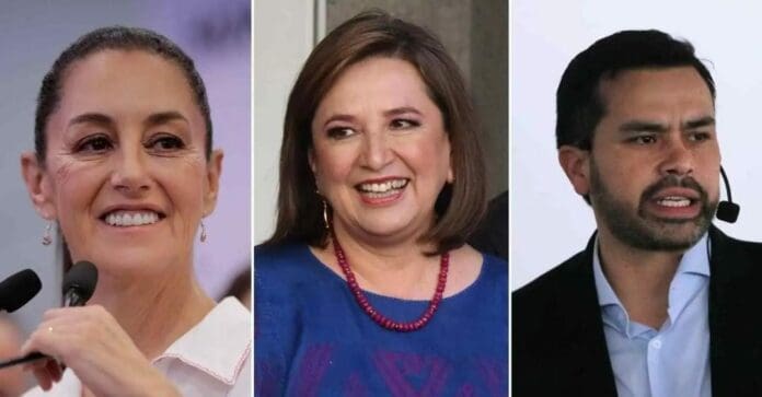 Este domingo se llevará a cabo el primer debate presidencial entre los tres candidatos. Conoce dónde verlo en línea.