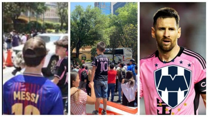 Locura por Leo Messi en Monterrey; así fue el imponente operativo de seguridad para recibirlo