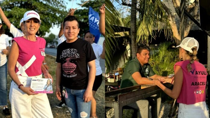 Araceli Sandoval, candidata suplente al Senado, fortalece acciones de promoción en Playa del Carmen