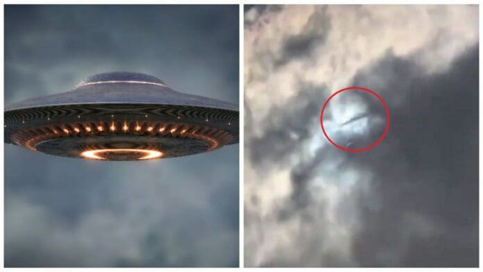 OVNI supuestamente detectado durante el eclipse solar