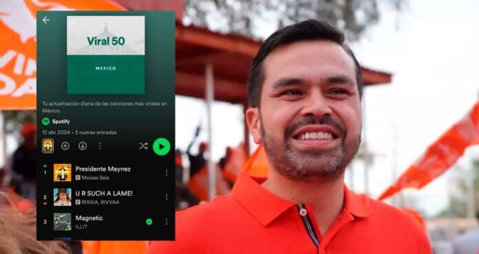 Álvarez Máynez acusa al PRI de bajar la canción “Presidente Máynez” de Spotify