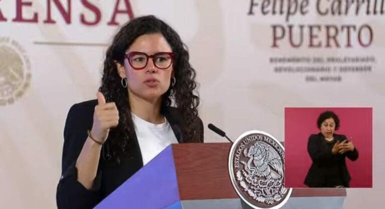 Luisa Alcalde Luján, secretaria de Gobernación federal solicitó a la Suprema Corte que no se elimine la prisión preventiva oficiosa.