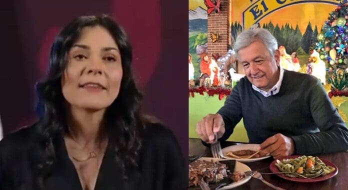 Liz Vilchis e equivocó una vez más durante la mañanera y dijo que hay memes que defienden la 