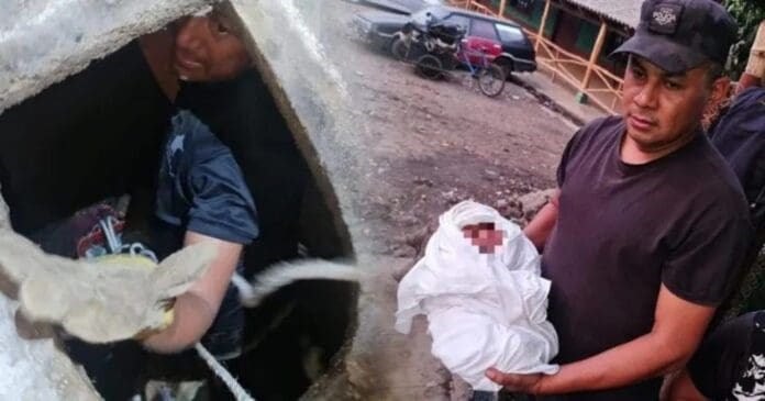 Rescatan a bebé recién nacido de una fosa séptica en El Salvador