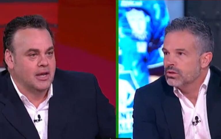 Video: David Faitelson le dice “pinche fracasado” a Rafa Puente en plena transmisión en vivo