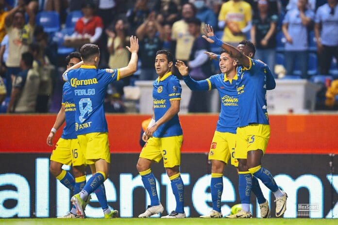 Club América remontó ante Puebla y se subió al liderato de la Liga MX