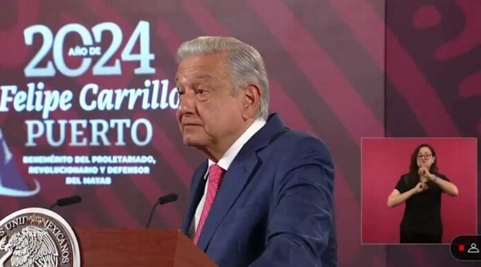 AMLO denunció que hay una 