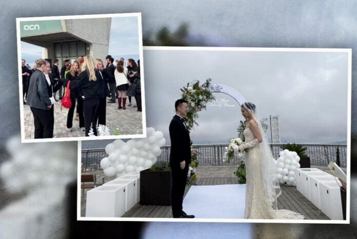 VIDEO: Pareja se casa ante 60 desconocidos que invitaron por una app