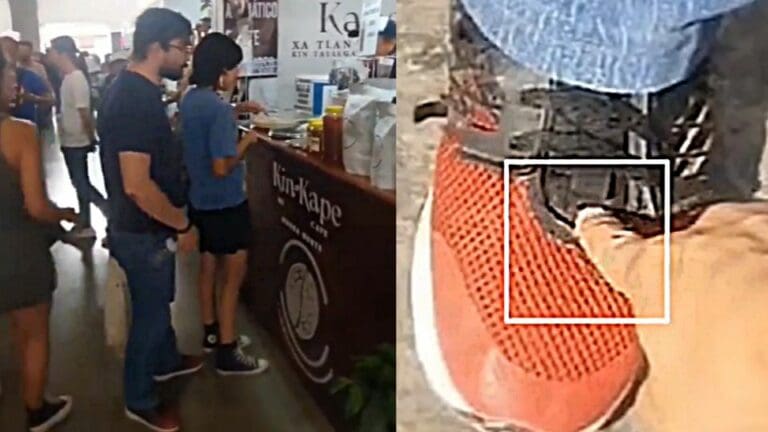 Detienen a sujeto con cámara oculta en zapato en la Feria de Puebla