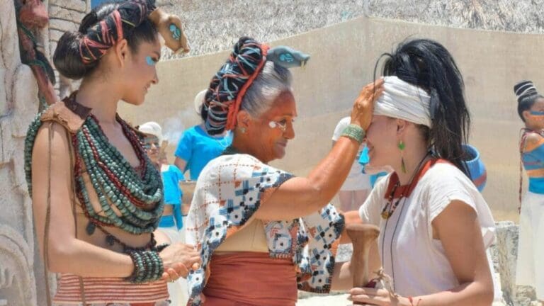 Chankanaab recibe a la Travesía Sagrada Maya