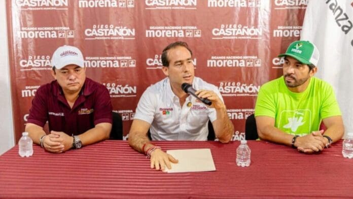 “Las mejores propuestas son de la 4T”, dice Diego Castañón; anuncia su cierre de campaña el 27 de mayo