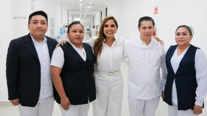 Reconoce Mara Lezama a enfermeros y enfermeras de Quintana Roo en su día