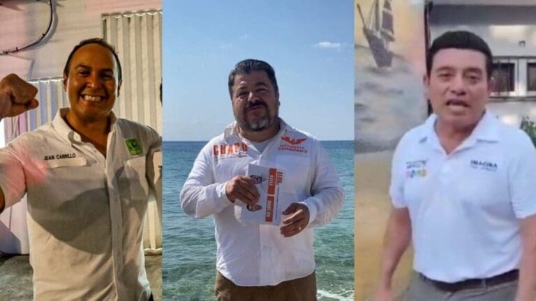 Tres candidatos buscan la diputación federal por el Distrito 1 de Quintana Roo y aspiran a formar parte del Congreso de la Unión.