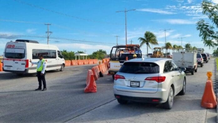 Anuncian al menos seis cierres en importantes avenidas de Cancún como el bulevar Colosio y la Kabah
