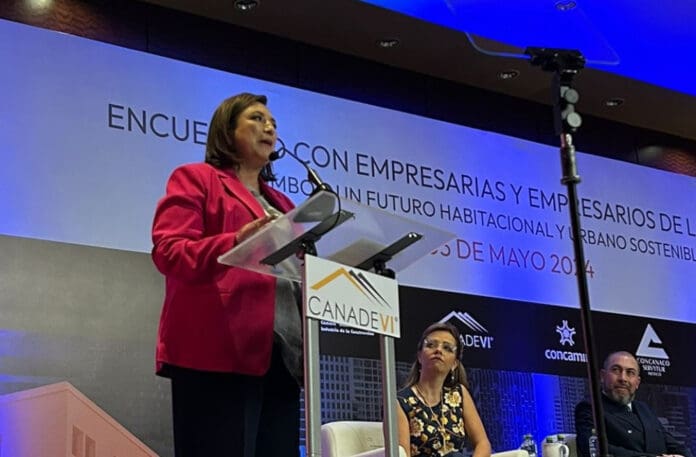Xóchitl Gálvez asegura que construirá 5 millones de viviendas si gana las elecciones