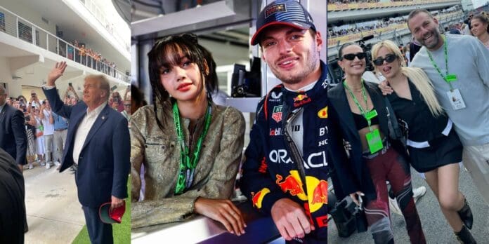 VIDEO: Estos los famosos que están presentes en el GP de Miami