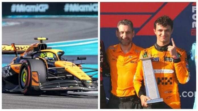 Lando Norris gana el GP de Miami; Verstappen fue segundo y 