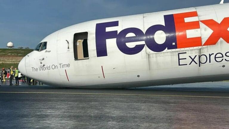 VIDEO: Avión de FedEx aterriza de emergencia en el aeropuerto de Estambul tras un fallo hidráulico