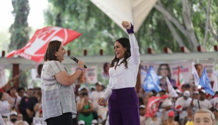 Alessandra Rojo de la Vega, candidata a la alcaldía Cuauhtémoc, en la Ciudad de México, denunció que fue víctima de un atentado.