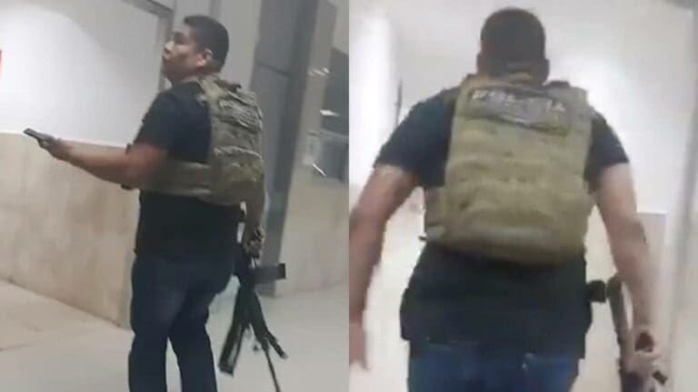 VIDEO: Policías irrumpen en hospital del IMSS para detener a sicario armado