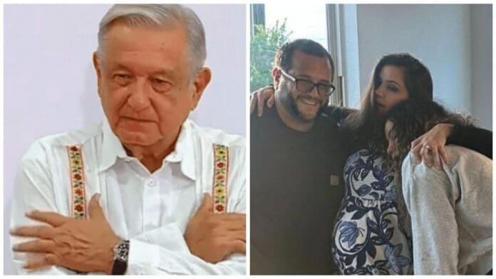 AMLO será abuelo por tercera ocasión: Carolyn Adams anuncia embarazo con José Ramón López Beltrán