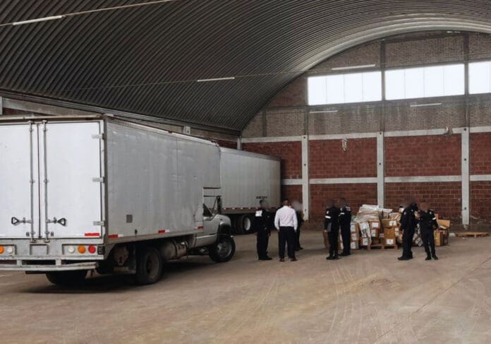 Recuperan mercancía con valor de medio millón de pesos en Ixtapaluca, Edomex