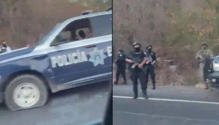 Ataque a policías deja un muerto y tres heridos en la carretera Colima-Manzanillo