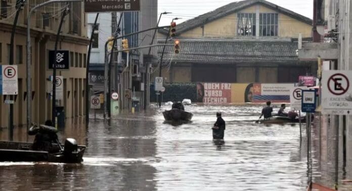 Video: Invasión de peligrosas pirañas en las calles de Brasil tras las inundaciones