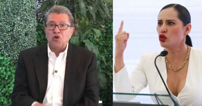 Sandra Cuevas ha acusado a su mentor Ricardo Monreal de organizar una campaña en su contra por no querer apoyar a su hija Caty.