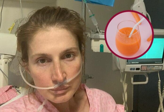 Mujer casi muere después de seguir un 'tratamiento' contra el cáncer con jugo de zanahoria