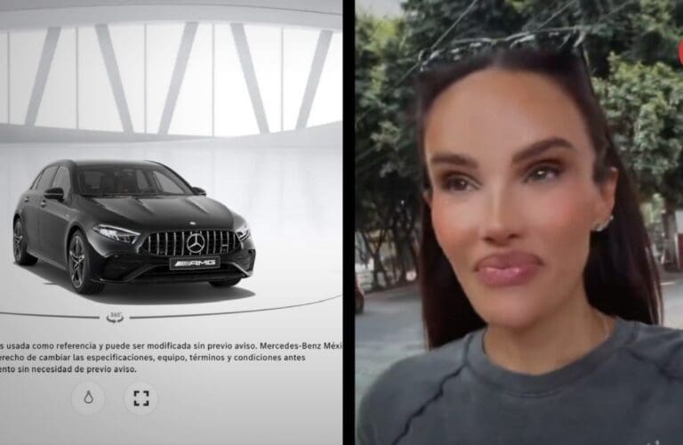 Se repite el caso Cartier: Mujer 'caza oferta' en auto Mercedes-Benz en 68 mil pesos