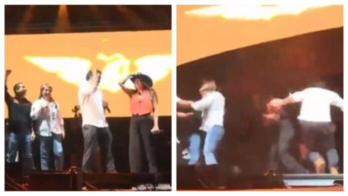 Colapsa escenario en NL durante evento de MC en el que estaba Álvarez Máynez ; deja cuatro muertos