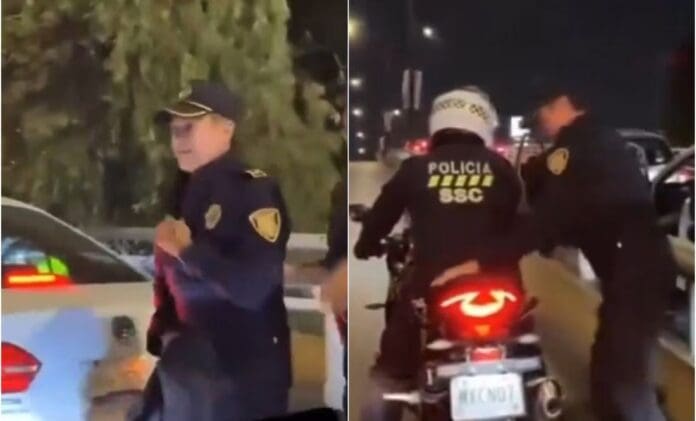 VIDEO Vocalista de Los Temerarios se disfraza de policía para evadir tráfico y llegar a show en Arena CDMX