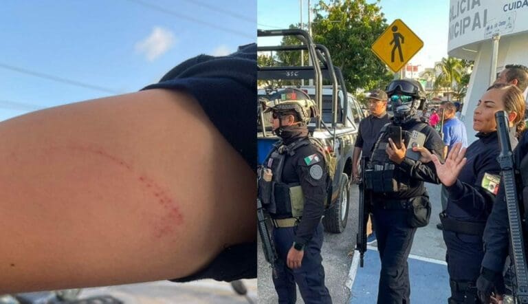 El PRD ha denunciado que policías de Isla Mujeres intimidaron y agredieron a sus militantes y simpatizantes.