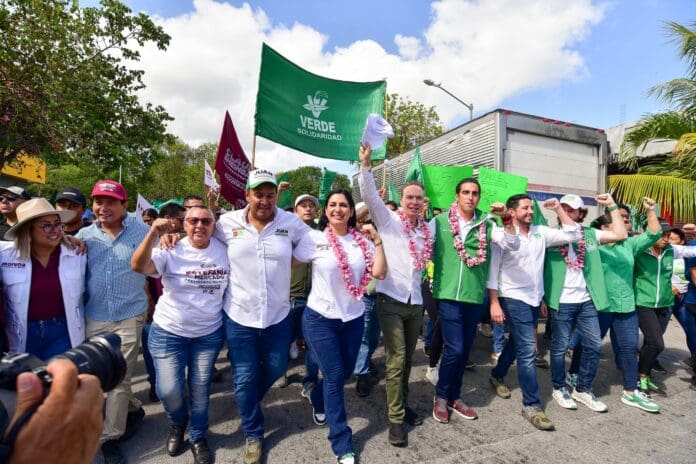 Con Estefanía Mercado y Claudia Sheinbaum vamos a ganar Solidaridad: Manuel Velasco