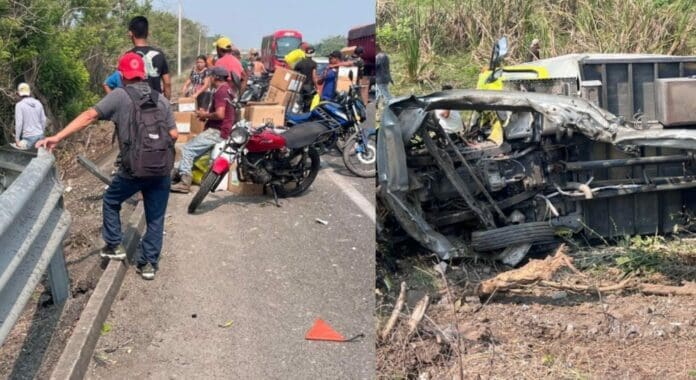 La polémica rapiña se hizo presente una vez más en las carreteras de México, luego de que volcara un camión de la empresa Mercado Libre.