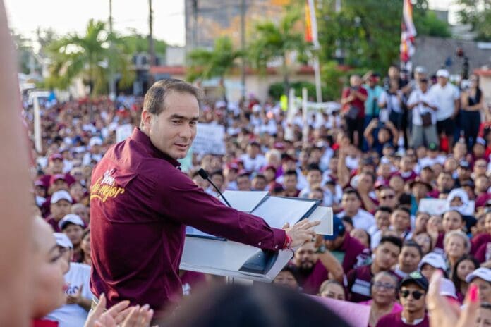 Ante siete mil tulumnenses, Diego Castañón cierra campaña e invita a dar el último paso Voto masivo a Morena y aliados este 2 de junio