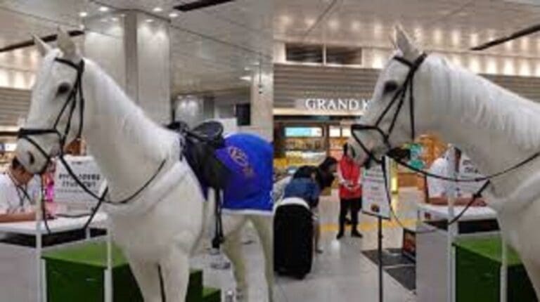 El futuro galopa: Japón presenta caballo robot en el metro de Tokio