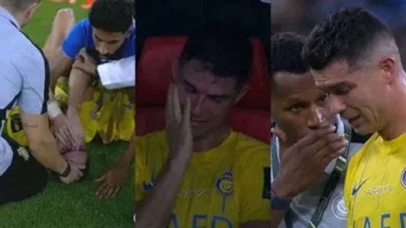 Video: Cristiano Ronaldo rompe en llanto al perder una final con el Al-Nassr